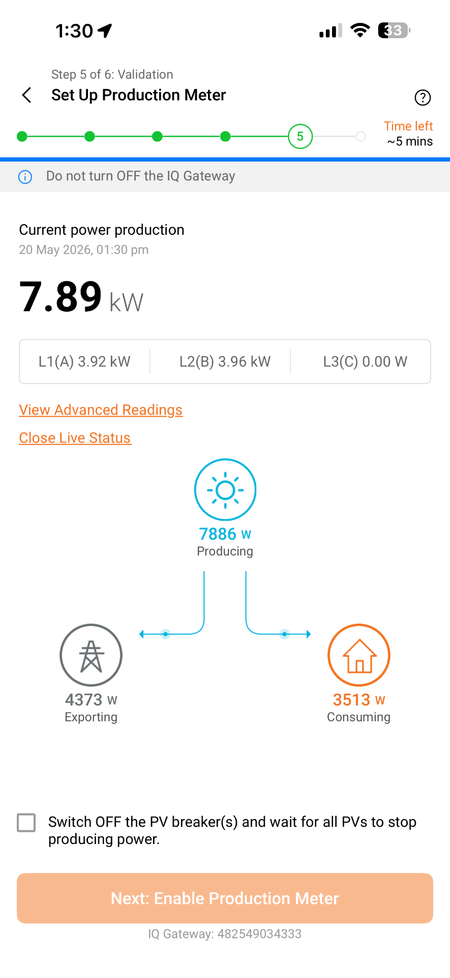 Lumora Energy technician commissioning a residential solar system in Somerset County, New Jersey